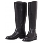 Sheila Leather Riding Boot Black