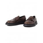 Mike Brush-Off Leather Loafer Brown