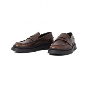 Mike Brush-Off Leather Loafer Brown