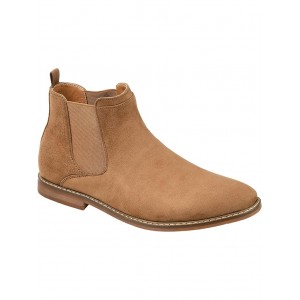 Marshall Chelsea Boot Taupe Faux Suede