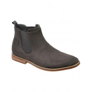 Marshall Chelsea Boot Grey Faux Suede
