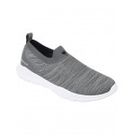 Pierce Casual Slip-On Knit Walking Sneaker Grey