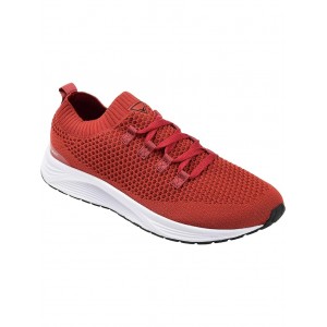 Rowe Casual Knit Walking Sneaker Red