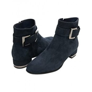 Avenel Navy Suede