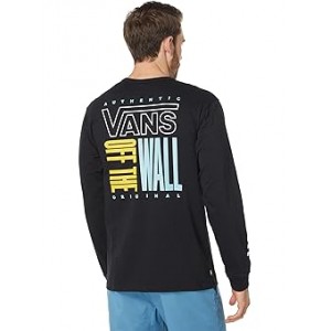 Off The Wall Stacked Up Long Sleeve Tee Black