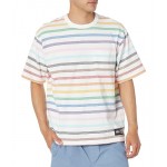 2023 Pride Stripe Short Sleeve Knit Tee White