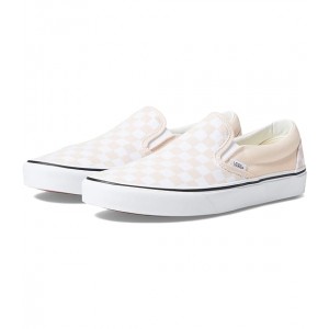Classic Slip-On Color Theory Checkerboard Peach Dust