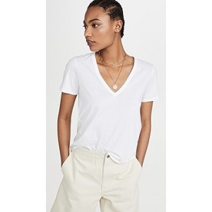 Cindy V Neck High Low Tee