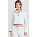 Spring Twill Cropped Shirt