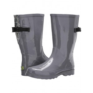 Waterproof Printed Wide Calf Rain Boot Gypsy Flora
