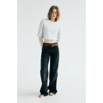 FULL LENGTH TRF MID-RISE WIDE LEG JEANS