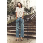 MID WAIST CROPPED Z1975 STRAIGHT LEG JEANS