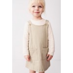 PINAFORE DRESS WITH POCKETS