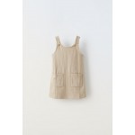 PINAFORE DRESS WITH POCKETS