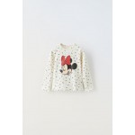 RIBBED MINNIE MOUSE ⓒ DISNEY T-SHIRT