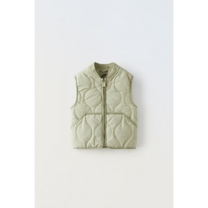 PIPED QUILTED VEST