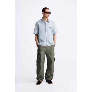 WASHED EFFECT CARGO PANTS