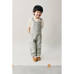 LONG STRIPED OVERALLS