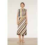 STRIPED LEATHER TOP LIMITED EDITION