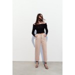 Z1975 HIGH WAIST EXPOSED BUTTON CULOTTE JEANS