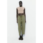 TAPERED ELASTIC WAISTBAND PANTS