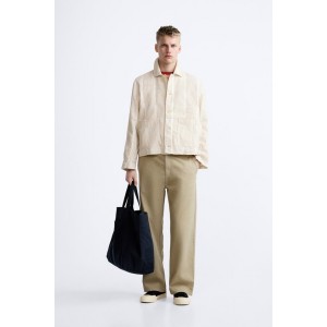 COTTON - LINEN STRIPED JACKET