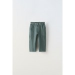 LINEN POCKET PANTS