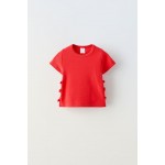 CUT OUT T-SHIRT WITH BOWS
