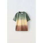 DIP DYE T-SHIRT WITH TEXT