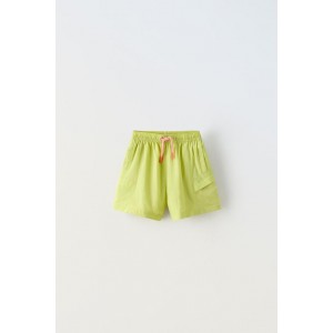 WATER REPELLENT CONTRASTING DRAWSTRING SHORTS