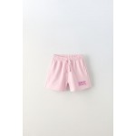 PLUSH SHORTS WITH TEXT