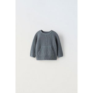 KNIT SWEATER WITH POCKET