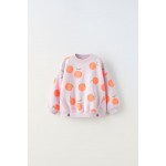 PRINTED PLUSH SWEATSHIRT