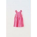 STRIPED KNOTTED DRESS