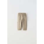 LINEN PANTS WITH BUTTONS