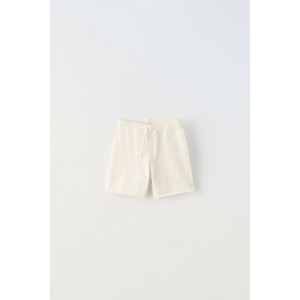 EMBROIDERED KNIT SHORTS