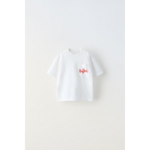 POCKET T-SHIRT WITH TEXT