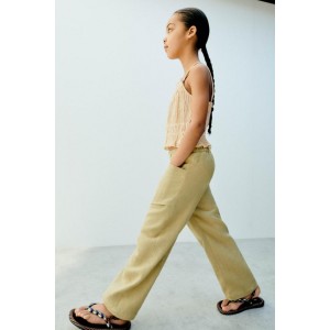 RAMIE BLEND PANTS WITH POCKETS