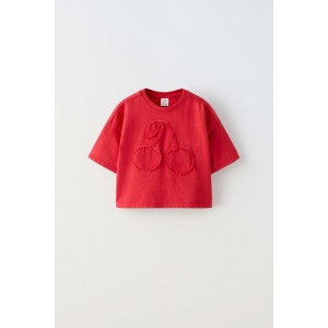 FRAYED PATCH T-SHIRT