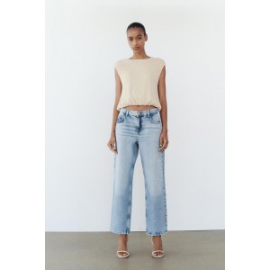 Z1975 HIGH-WAISTED CROPPED STRAIGHT JEANS