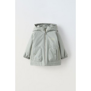 WATER REPELLENT HOODED PADDED PARKA