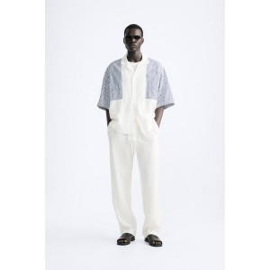 RELAXED FIT 100% LINEN PANTS