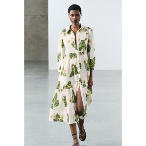 FLORAL PRINT DRESS ZW COLLECTION