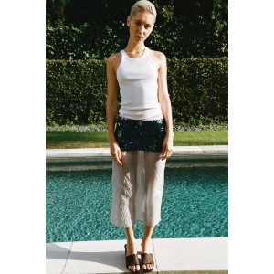 CONTRAST SEQUIN SKIRT LIMITED EDITION