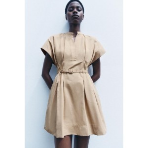 PLEATED MINI DRESS ZW COLLECTION