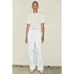 ZW COLLECTION BELTED WIDE LEG PANTS