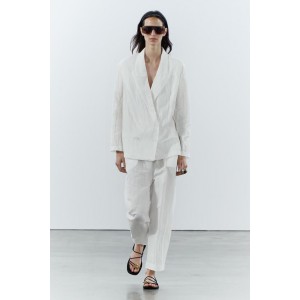 WRINKLED LINEN PANTS ZW COLLECTION