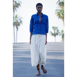 EMBROIDERED POPLIN SHIRT ZW COLLECTION