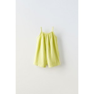 NEON STRIPED TERRYCLOTH JUMPSUIT