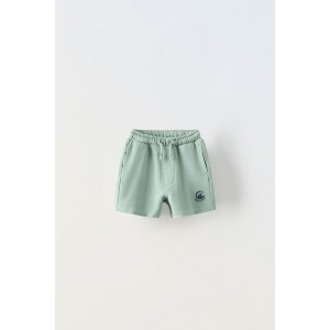 PLAIN GARMENT DYED SHORTS